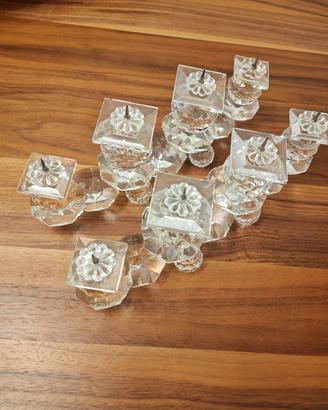 Coppia di candelabri Swarovski