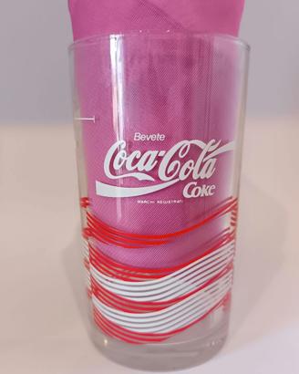 Bicchiere Coca Cola Onde #Vintage