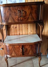 Coppia comodini Vintage anni 60 Vetreria Merli Vog