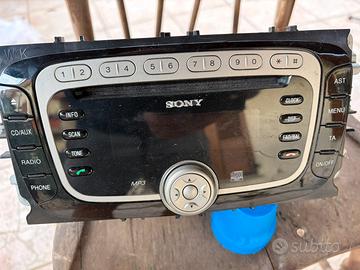 Radio Sony originale Focus 1600 benzina del 2011