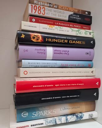 Libri narrativa vari titoli