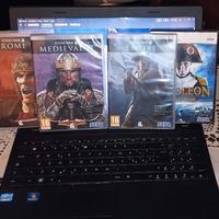 ASUS X54H 15.6" Win10 + 5 giochi 