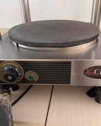 Crepiera professionale HotClass in acciaio inox