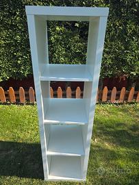 Scaffale  a 4 ripiani bianco