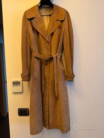 Trench donna in renna vintage