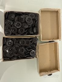 Bottoni 15 mm grigio scuro