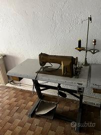 Macchina da cucire industriale Necchi linea piana