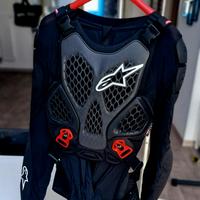 Protezioni Alpinestars tg XL per cross-enduro 