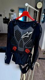 Protezioni Alpinestars tg XL per cross-enduro 