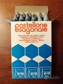 Pastelli industriali vintage BO-FIM  blu