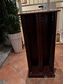 Mobile porta cd in legno