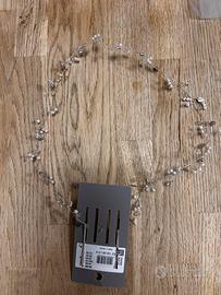 Coroncina morbida acconciatura sposa