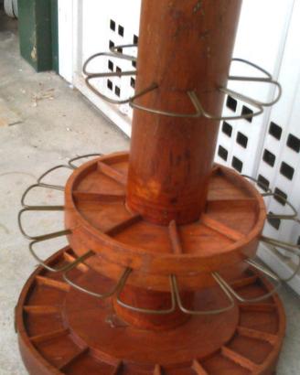 GRANDE ESPOSITORE VINTAGE LEGNO-BRONZO