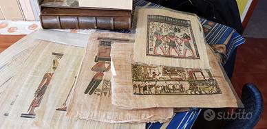10 pergamene in papiro Luxor vintage