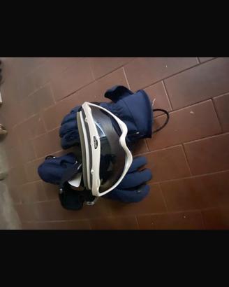 Maschera snowboard S2 + guanti impermeabili 🏂