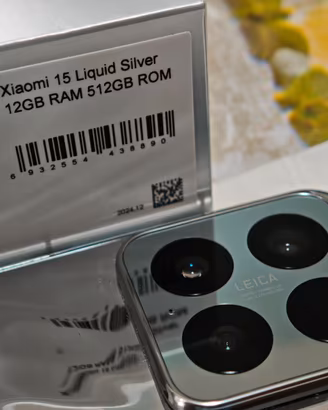 Xiaomi 15 Liquid Silver 12/512GB Come Nuovo Garanz