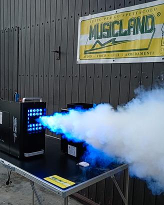 Macchina effetto nebbia led colore dj eventi 