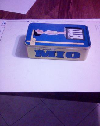 scatola in latta formaggino Mio