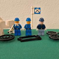 Lego Lotto Western Minifigure Tromba Ruote Vintage