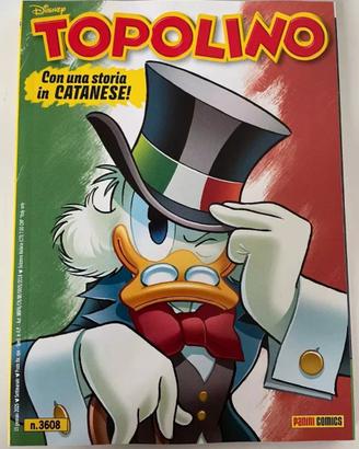 1 Fumetto Topolino 3608 Variant siciliano Catanese