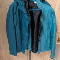 Due in uno giacca a vento e imbottitura soft shell