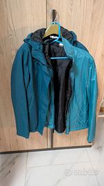 Due in uno giacca a vento e imbottitura soft shell