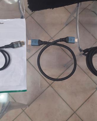 3 cavi altissima qualità HDMI 8/16K 2.1