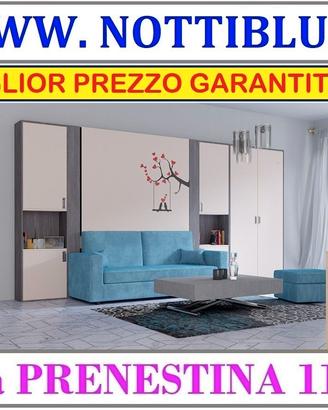 Letto a Scomparsa CONFORT 2 piazze MATERASSO OMAGG