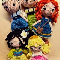 Bambole Dinsney amigurumi