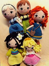 Bambole Dinsney amigurumi