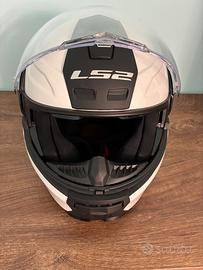 Casco LS2 modulare M bianco  + pinlok