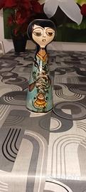 Vaso in ceramica da design anni 50  elio Schiavon