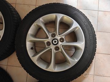 Cerchi Smart (453) completi con Gomme nuove