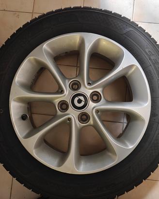 Cerchi Smart (453) completi con Gomme nuove