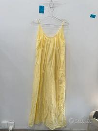 Vestito con spalline giallo