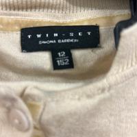 Maglioncino twin set panna