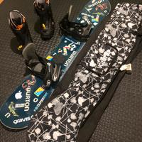 Burton Snowboard tavola attacchi scarponi sacca