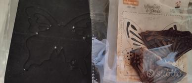 fustella a farfalla con timbro 