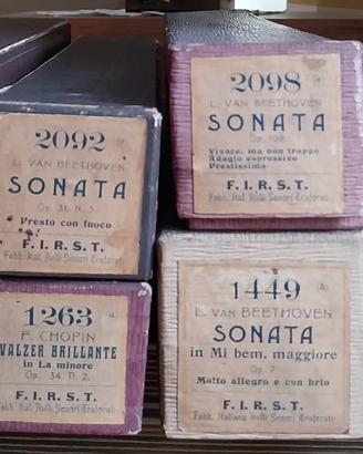 Rullo sonoro d'epoca per autopiano ( 15 € cad.)