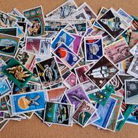 Lotto francobolli tematica SPAZIO pezzi 170