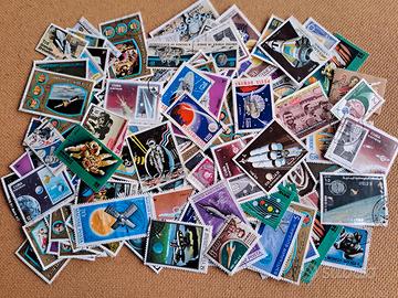 Lotto francobolli tematica SPAZIO pezzi 170