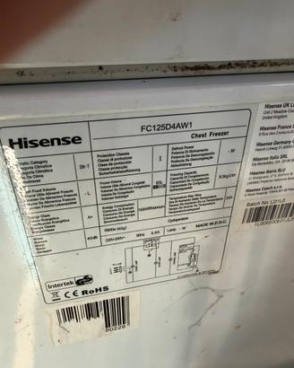 Congelatore hisense