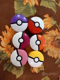 6 pokeball da colllezione