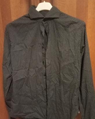 Camicia da uomo nera "Bottega del Sarto"