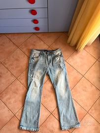 Purple jeans