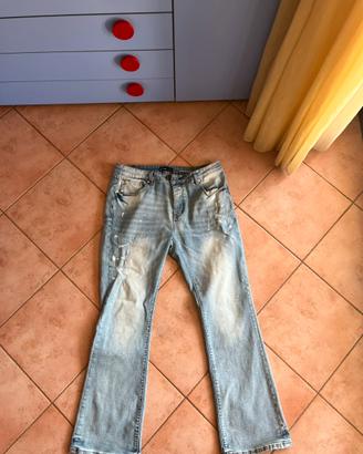 Purple jeans