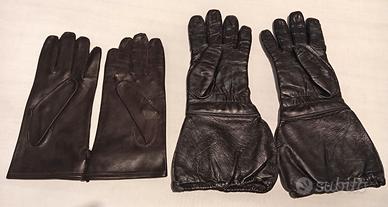 Guanti in pelle vintage + guanti in pelle eleganti