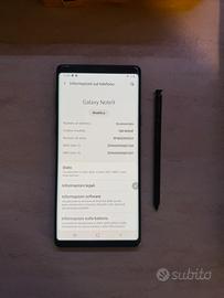 Galaxy Note 9 128 gb nero