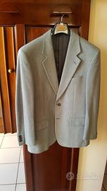 Giacca in lana cashmere azzurra morbida Tg M