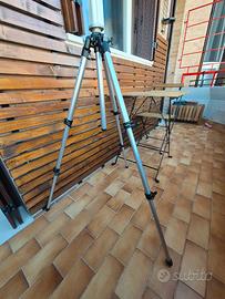 Cavalletto Manfrotto 190 SH 3 sezionj